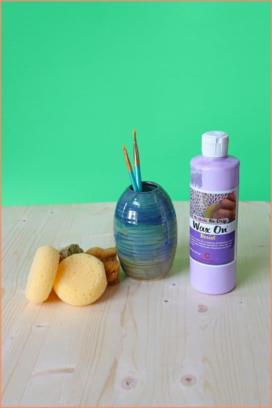 a picture of Pottery Preparation Tools: Sponges, Wax Resist