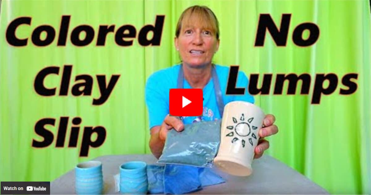 Image link for a How to Make Colored Slip YouTube video
