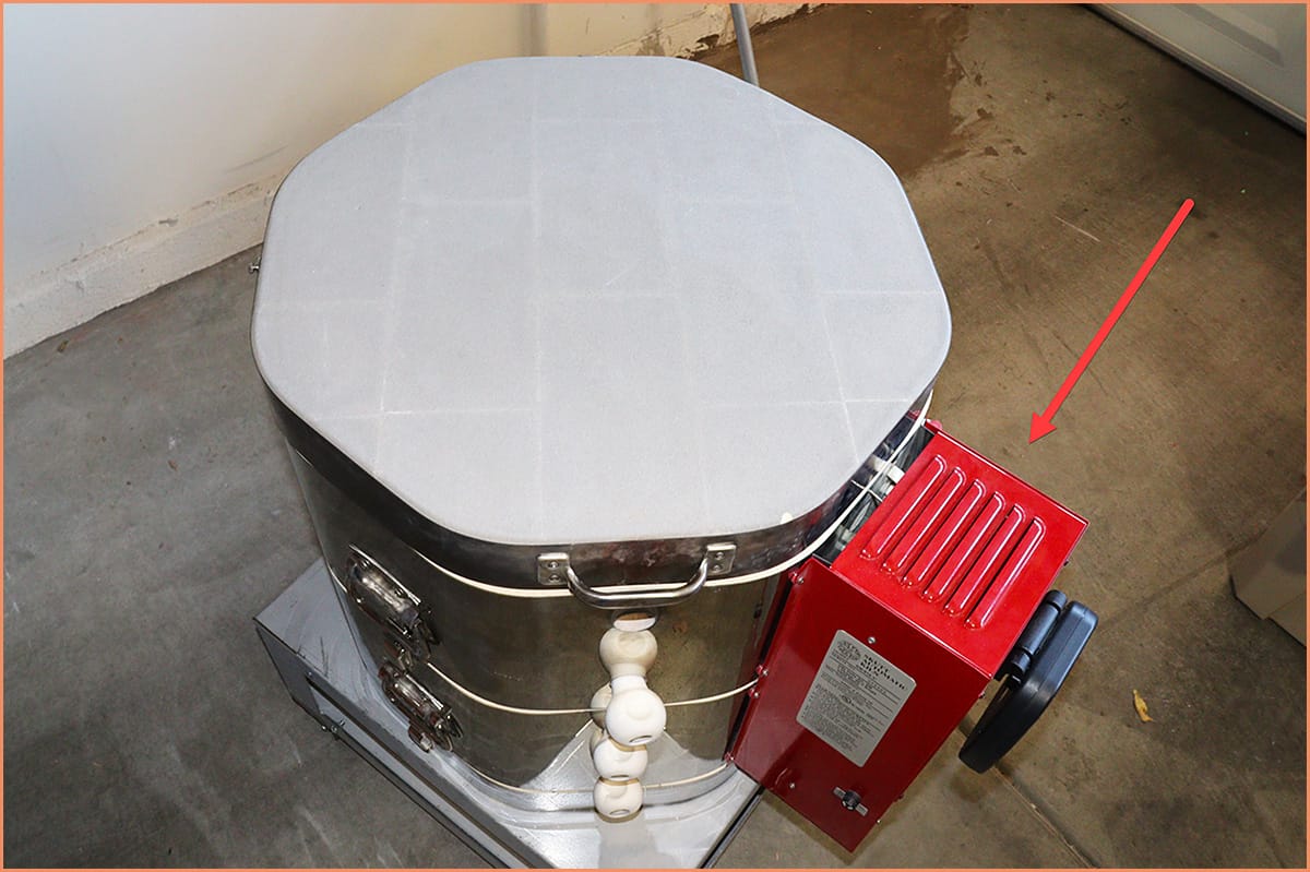 an image of the Kiln control panel