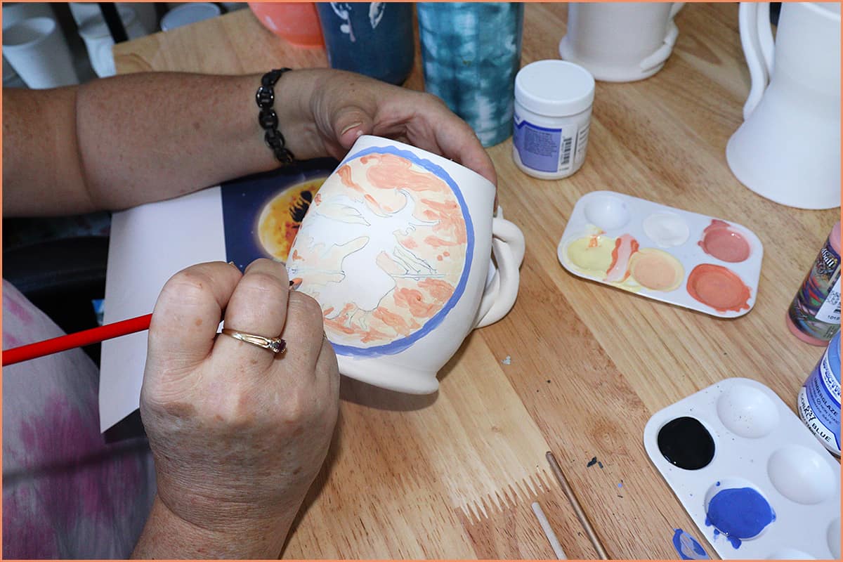 Using transon detail brush