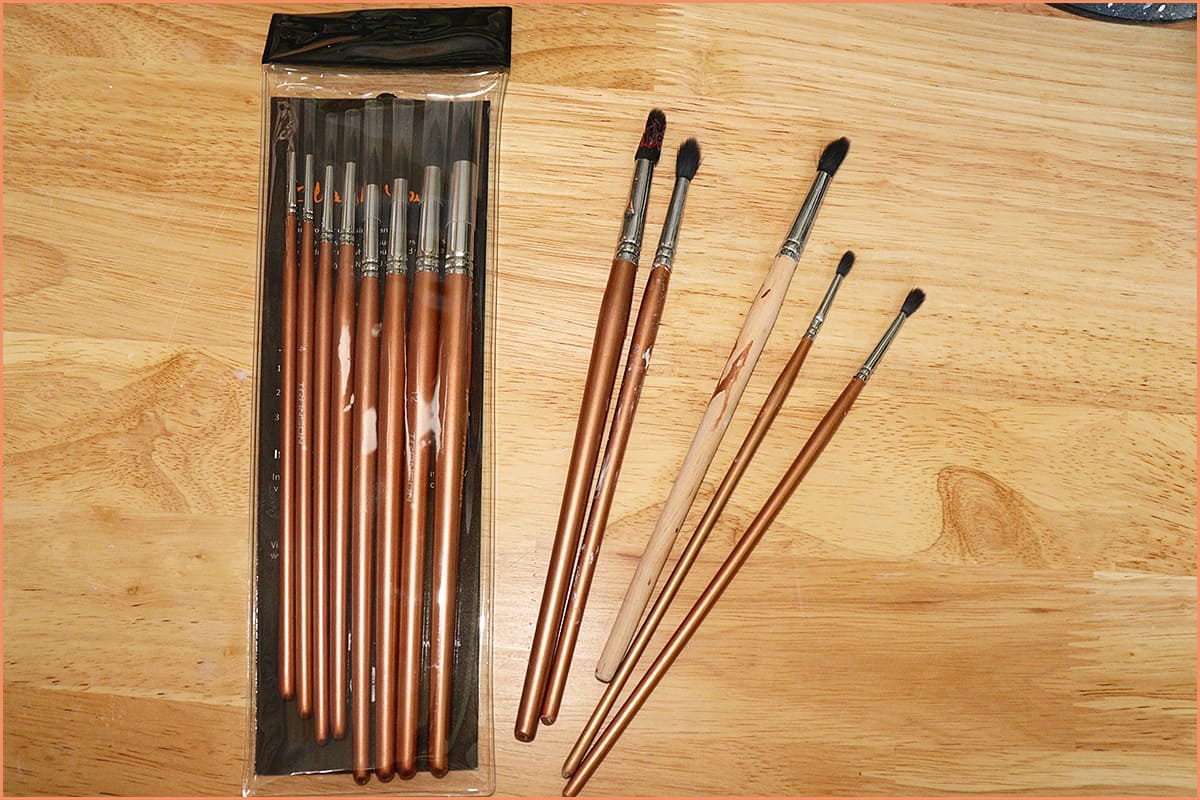 an image of new and old transon detail brushes